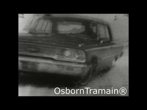1963 Firestone Winter Tire Commercial Featuring 1963 Fords