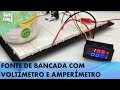 Video - MEDIDOR DIGITAL VOLTIMETRO AMPERIMETRO PAINEL DC 0-100V 10A