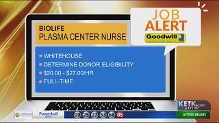 JOB ALERT: BioLife in Whitehouse needs a Plasma Center Nurse