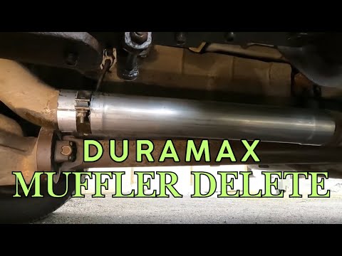 LOUD & PURE: Duramax 4" Straight Pipe Install + FIRST START (Sound Test!)