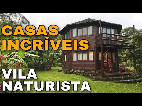 🏡As casas incríveis na VILA NATURISTA / NUDISTA - Colina do Sol / Brasil
