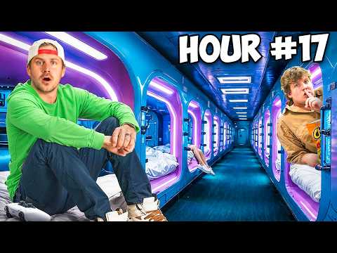 Surviving 50 Hours in Capsule Hotel!