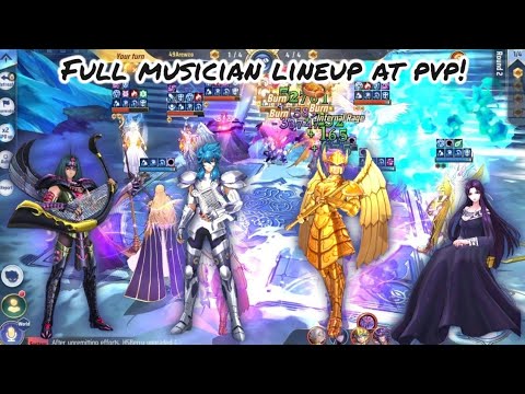 Saint Seiya: Awakening (KOTZ) - Full Musician Lineup at PvP!