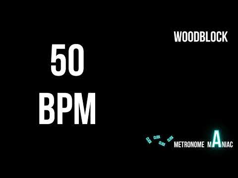 Metronome 50 BPM - Woodblock