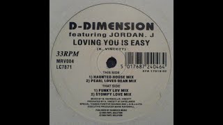 D Dimension - Loving You Is Easy (pearl loves dean mix) Vinyl Solution records 1994