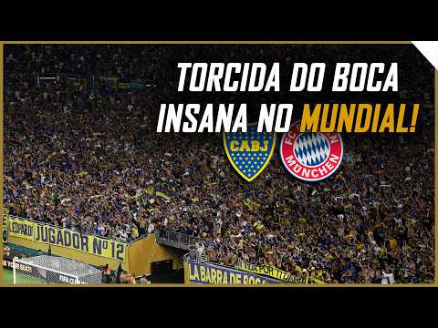TORCIDA DO BOCA JUNIORS CONTRA BAYERN DE MUNIQUE NA COPA DO MUNDO DE CLUBES!