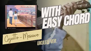 Download lagu [CHORD] Gyutto - Mosawo Ukulele version tutorial with easy chords mp3