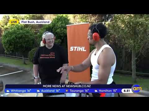 AM Show William Waiirua Chainsaw 2