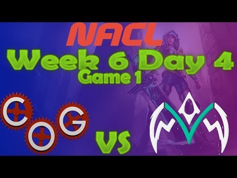 ||  COGnitive Gaming vs Velocity eSports || NACL Week 6 Day 4 Game 1 || HD