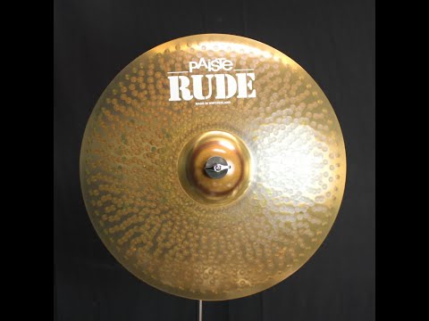Paiste 18" Rude Thin Crash - 1512g (video demo) Bild 2