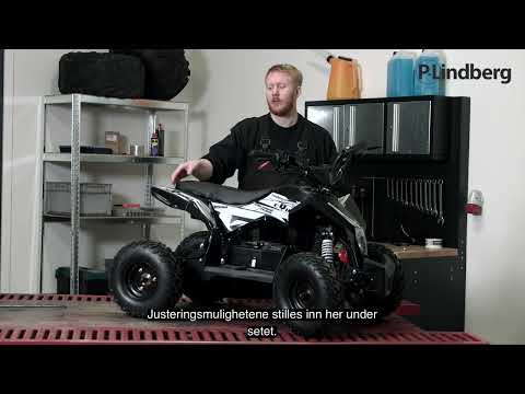 Elektrisk ATV for barn 1000W, svart
