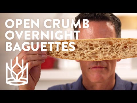 24-Hour Baguettes With Airy Crumb & Crunch