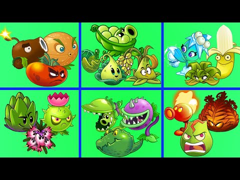 Plants Tournament 6 Random Best Plants Team - Who Will Win - Pvz 2 - Team Plant vs Team Plant