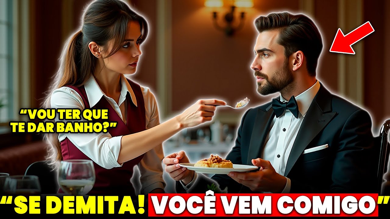 WAITRESS helped WHEELCHAIR MILLIONAIRE eat... 2 HOURS LATER she was FIRED!