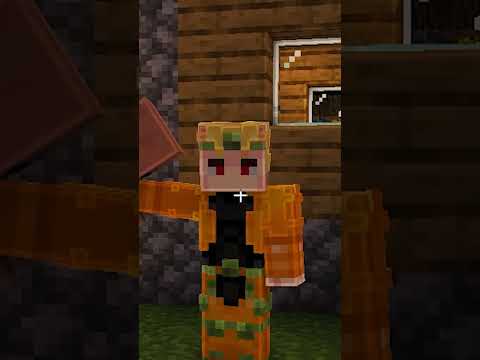 Minecraft, But ANIME Characters BEAT the game for me… #shorts