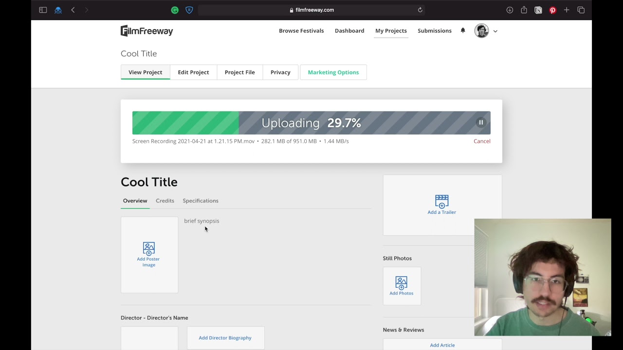film freeway sign up maverick film festival