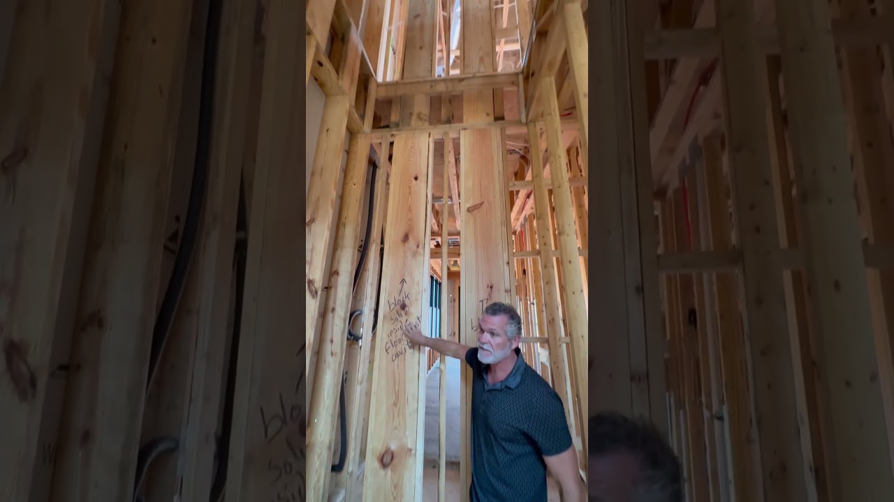 Elevator shaft in residential construction
