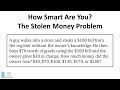 HOW SMART ARE YOU? The Stolen Bill Riddle (Viral Math Problem) - The Correct Answer Explained