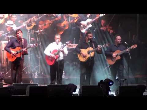 Chico & The Gypsies Et les 50 GUITARES Concert Arenes D'arles 26 Juin 2015