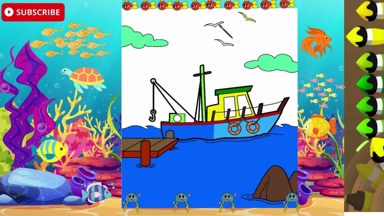 How to Find the Best Boat Coloring Page to Entertain Your Kids