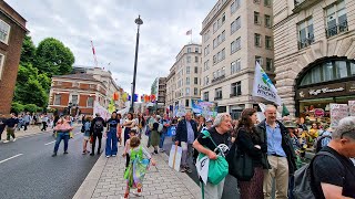 Restore Nature Now Rally In London 2024 | London Walking Tour [4K HDR]