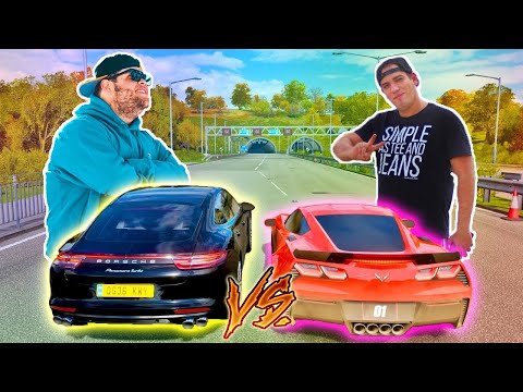 EDUKOF VS MAIKI021 PORSCHE PANAMERA VS CORVETTE CORRIDA MISTA FORZA HORIZON 4