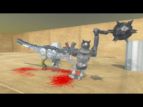 Cryolophosaurus vs Every Unit - Animal Revolt Battle Simulator Gameplay