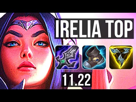 IRELIA vs VAYNE (TOP) | Rank 5 Irelia, 8 solo kills | TR Grandmaster | 11.22