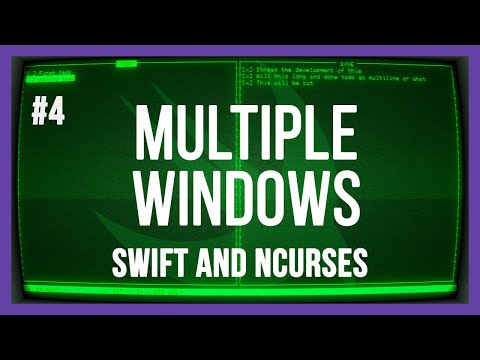 A window for each list - Terminal UI todo app with Swift and ncurses - PART 4 thumbnail