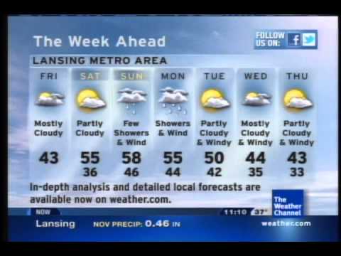 Local Forecast- 11/11/11 11:08 AM EST