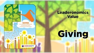 Leaderonomics' Values: Giving