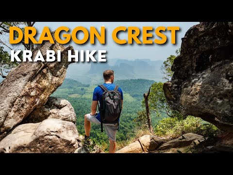 The BEST VIEWS of Krabi! Hiking the INTENSE Dragon Crest Mountain 🇹🇭Thailand Vlog