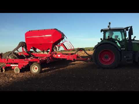 Semis de blé 2019 / FENDT 724 / new HORSCH Pronto 8 ND
