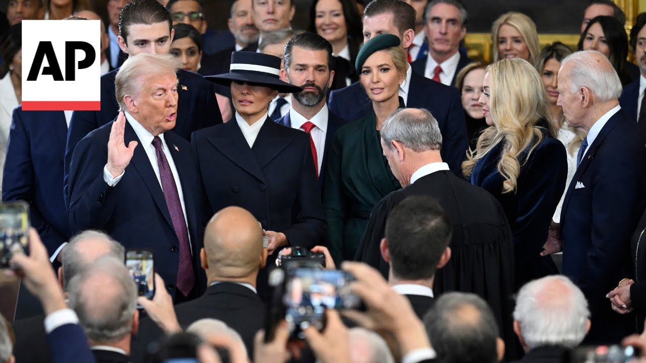 WATCH: Highlights from Donald Trump's inauguration