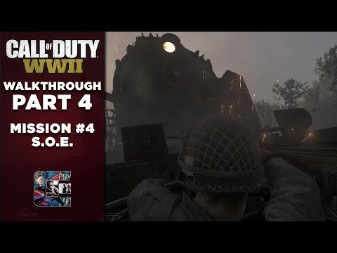 Call of Duty: WW2 | Gameplay Walkthrough | Part 4 "S.O.E." (PC/1440/60fps) | CenterStrain01