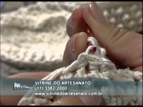 Mulher.com 15/01/2013 Carmem Freire - Cestinha de páscoa em crochê endurecido 1/2