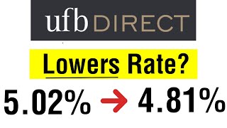 UFB Direct high yield savings account update. Signup to UFB Direct Preferred is no longer available.