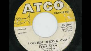 BEN E. KING - I can&#39;t break the news to myself - ATCO