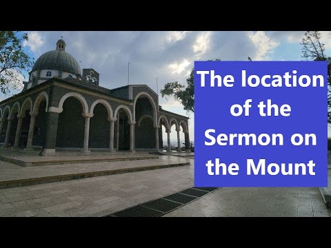 Sermon on the Mount - visiting the Church of the Beatitudes, the traditional location for the Sermon