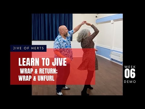 ROCK & ROLL JIVE Rockabilly - How to Rock n Roll Jive Moves - Wrap, Return & Unfurl