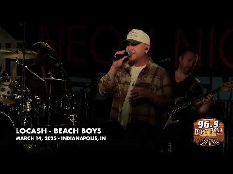 LOCASH singing "Beach Boys" in Indianapolis March 14, 2025
