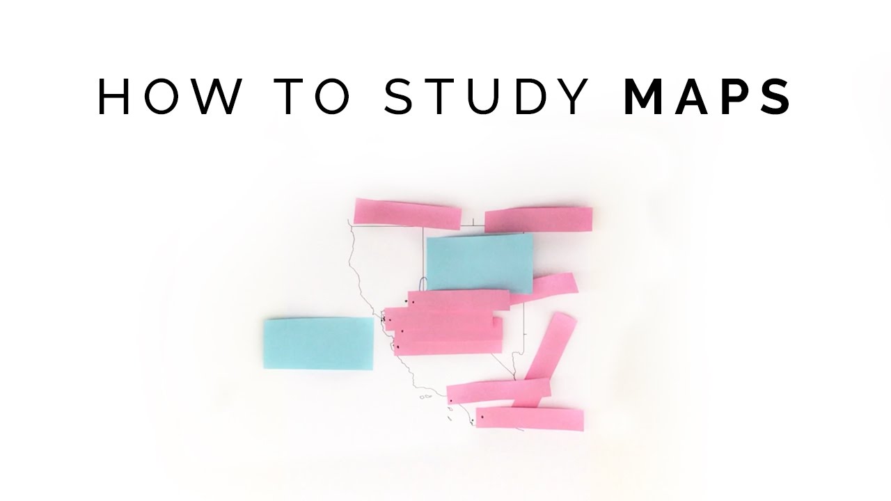 how to study maps 🗺 the best geography study techniques