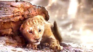 THE LION KING Scared Simba Hides From The Herd Trailer (2019)