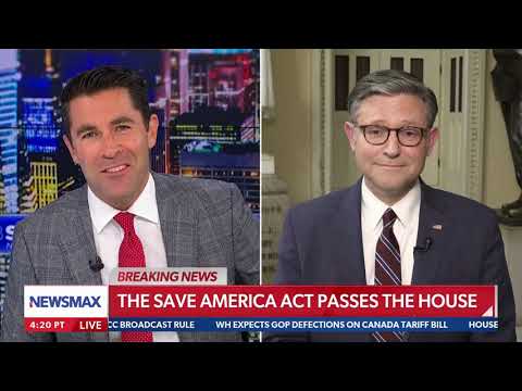 Speaker Johnson Joins Rob Schmitt Tonight on Newsmax