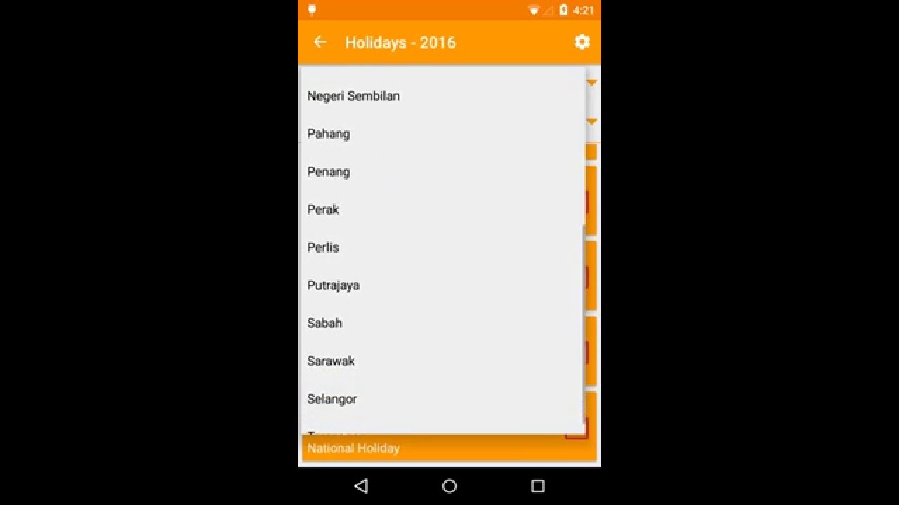 Malaysia Calendar 2016 - Lunar v1.2.2