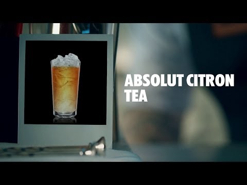 ABSOLUT CITRON TEA DRINK RECIPE - HOW TO MIX