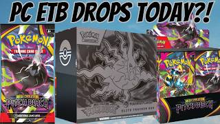 Pokémon Center Queue LIVE Pitch Black PC ETB Drops Today??