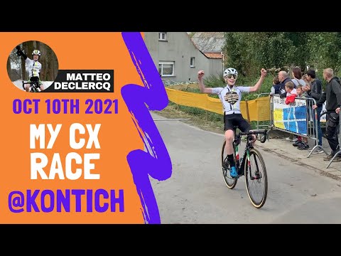 CYCLOCROSS RACE @ KONTICH (BELGIUM) - U15 - GoPro LAP - How I won my first cx race of the season