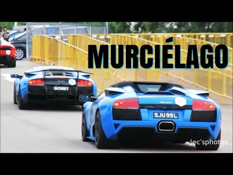 BEST OF Lamborghini Murcielago V12 SOUNDS Compilation - Singapore