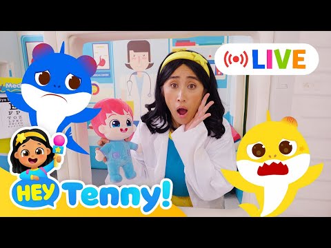[🔴LIVE] Doctor Tenny +More Nursery Rhymes | Song for Kids | Educational Videos for Kids | Hey Tenny!